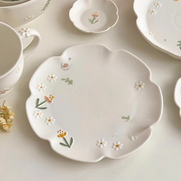 Floral 6-Inch Dessert Plate