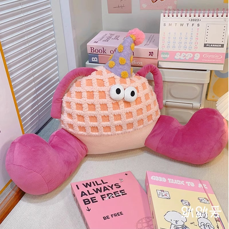 Cute Monster Back Pillow with Big Legs